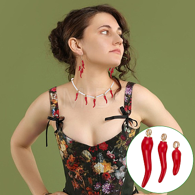 30Pcs 3 Styles Alloy Enamel Pendants ENAM-UN0001-39-1