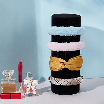 Velveteen Hairband Display Stands ODIS-WH0038-285B-1