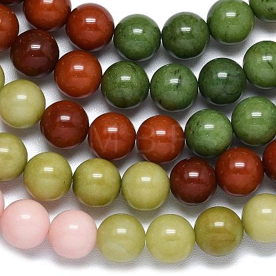 Natural Malaysia Jade Beads Strands G-B165-C07-10mm-1