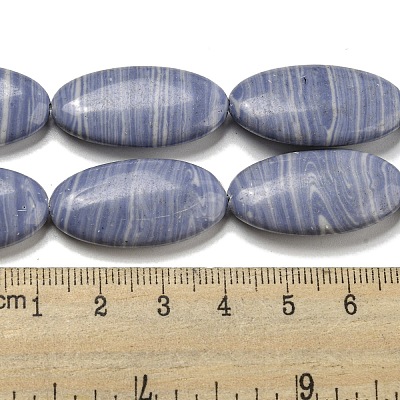 Synthetic Blue Lace Agate Beads Strands G-B071-H02-02-1