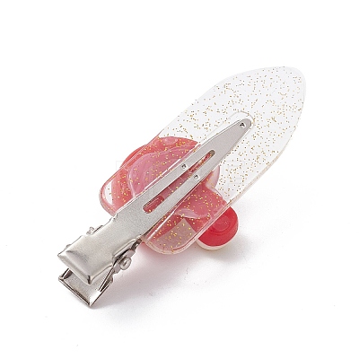 Opaque Resin Alligator Hair Clips PHAR-JH00100-01-1