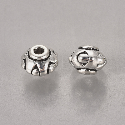 Tibetan Silver Beads X-AB652-1