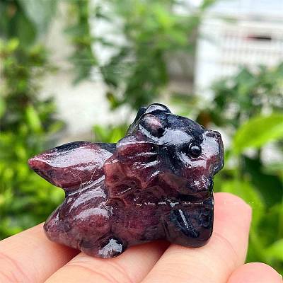 Natural Garnet Carved Figurines Statues for Home Desktop Decoration PW-WG05555-08-1