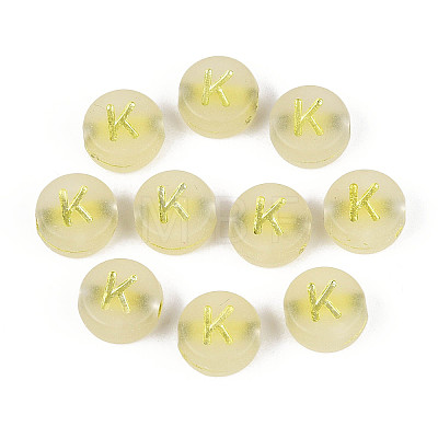 Luminous Frosted Acrylic Beads FACR-T008-02K-1