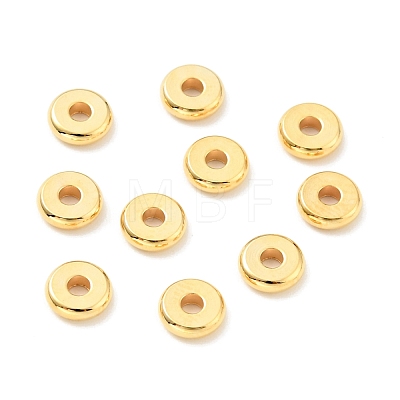 Rack Plating Brass Beads KK-C242-01G-1