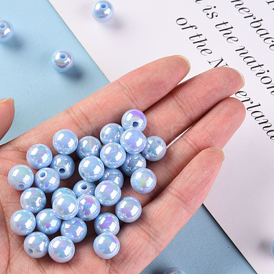 Opaque Acrylic Beads MACR-S370-D10mm-SS2113-1