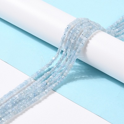 Natural Aquamarine Beads Strands G-K315-A01-1