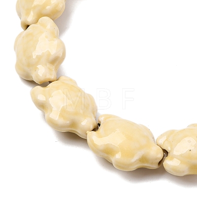 Handmade Porcelain Beads Strands LAMP-G140-02F-1