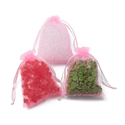 Organza Gift Bags with Drawstring OP-R016-9x12cm-02-1