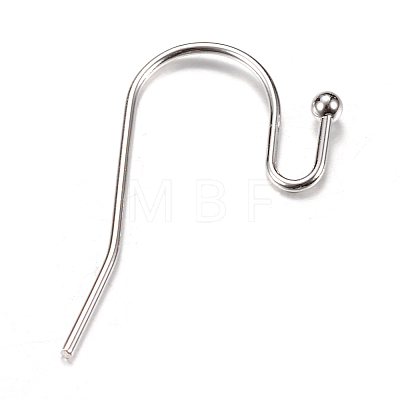 Brass Earring Hooks X-KK-R037-13P-1