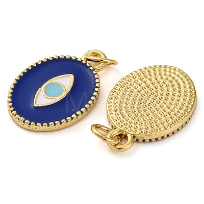 Brass Enamel Pendants KK-K339-08G-01-1