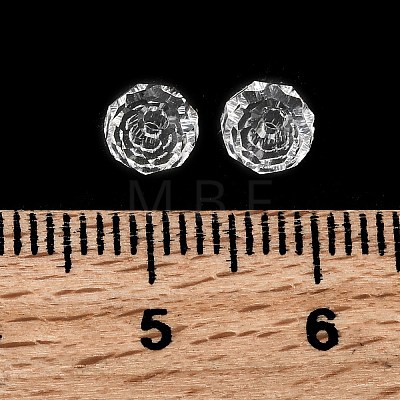 Imitation Austrian Crystal Beads X-SWAR-F068-4x6mm-01-1