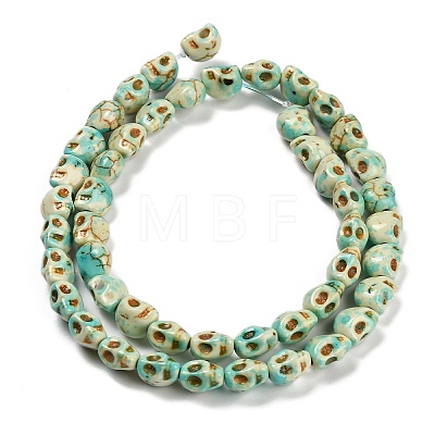 Synthetic Turquoise Beads Strands TURQ-F019-02D-1