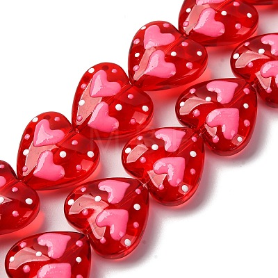 Glass Enamel Beads GLAA-Q125-01A-05-1