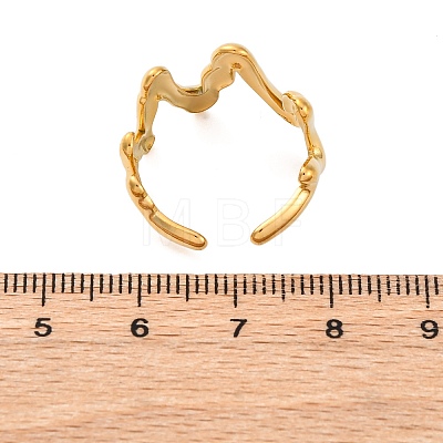 Marine Animal Theme 304 Stainless Stee Open Cuff Rings LS-RJEW-Q005-01G-G-1
