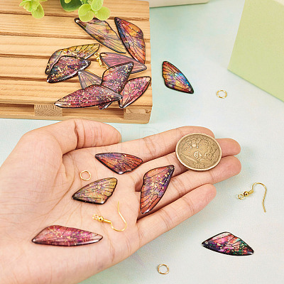 DIY Butterfly Earring Making Kit DIY-TA0005-06-1