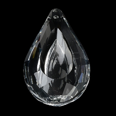 Transparent Glass Pendants GLAA-R223-03H-1