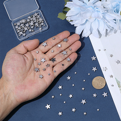 120Pcs 4 Styles Electroplated Synthetic Non-magnetic Hematite Beads Strands G-PH0003-41-1