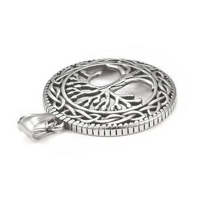 304 Stainless Steel Pendants STAS-G303-17AS-1