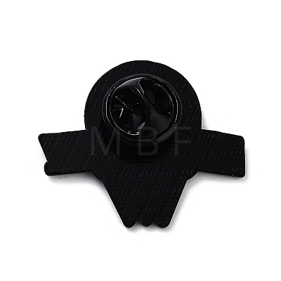 Basketball Theme Black Alloy Brooches JEWB-C032-04B-EB-1