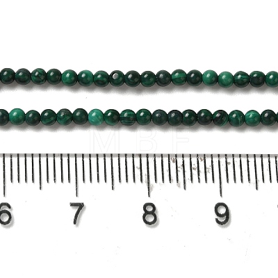 Natural Malachite Beads Strands G-B090-A06-01-1