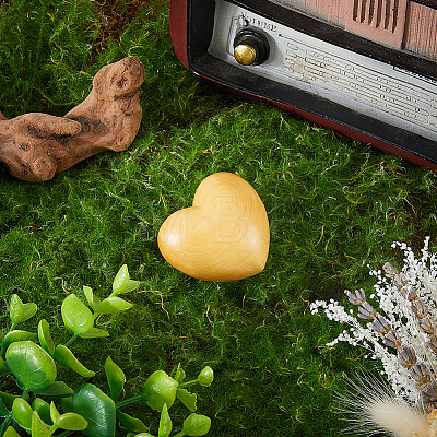 Sandalwood Wooden Heart Display Decorations AJEW-WH20054-222A-1