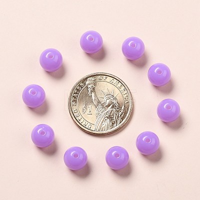 Fluorescent Acrylic Beads MACR-R517-10mm-09-1