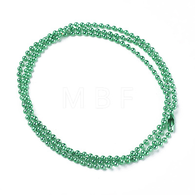 Iron Ball Bead Chains CH-E002-2.4mm-Y09A-1