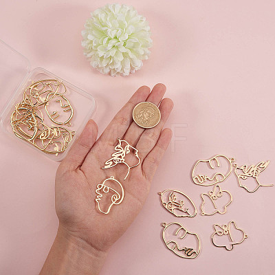 Alloy Pendants KK-CJ0001-39-1