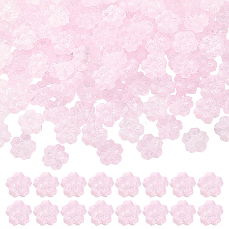 120Pcs Spray Painted Transparent Glass Beads GLAA-ME0001-41-1