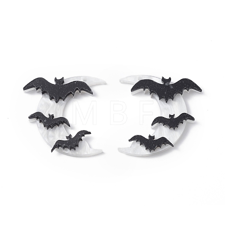 Opaque Acrylic Pendants SACR-P019-01-1