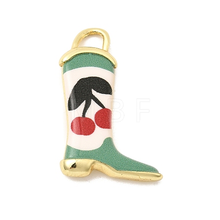 Printed Brass Pendants KK-K274-06G-14-1