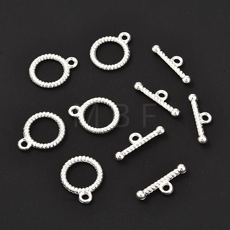 Tibetan Style Toggle Clasps X-K093H021-1