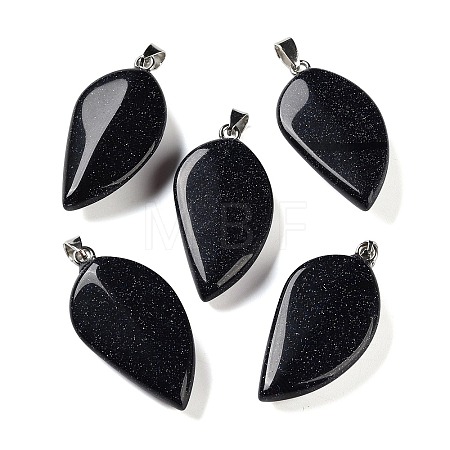 Synthetic Blue Goldstone Pendants GG-CBACB71-05P-11-1