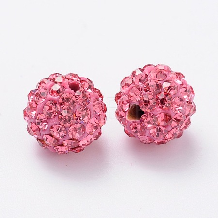 Pave Disco Ball Beads RB-H258-8MM-209-1