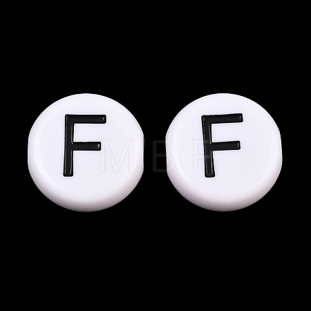 Opaque Acrylic European Beads AC-CBA3BDD-01F-1