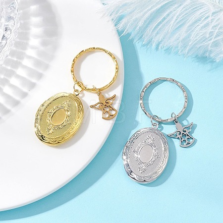 Brass Locket Keychains KEYC-JKC01465-1