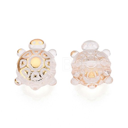 Transparent ABS Plastic Beads TACR-T028-77A-1