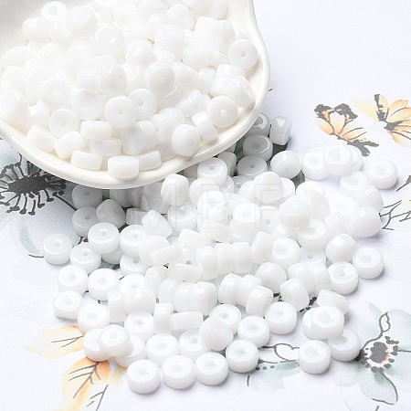 Opaque Colours Glass Seed Beads SEED-E001-P3x6mm-05-1