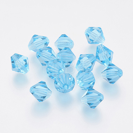 Imitation Austrian Crystal Beads SWAR-F022-8x8mm-202-1