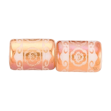 Electroplate Glass Beads EGLA-Q137-01A-Q01-1