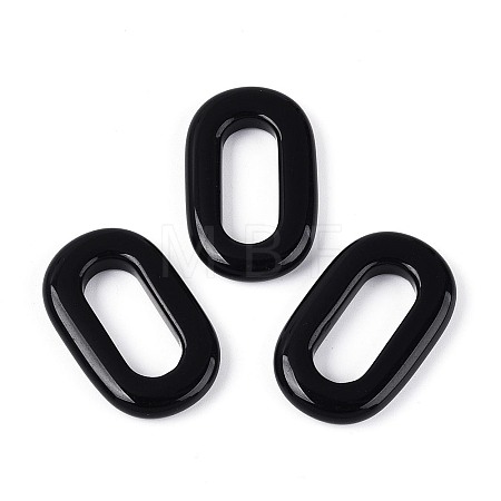 Natural Black Obsidian Pendants G-Q601-12H-1