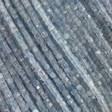 Natural Aquamarine Beads Strands G-A026-B06-2mm-1
