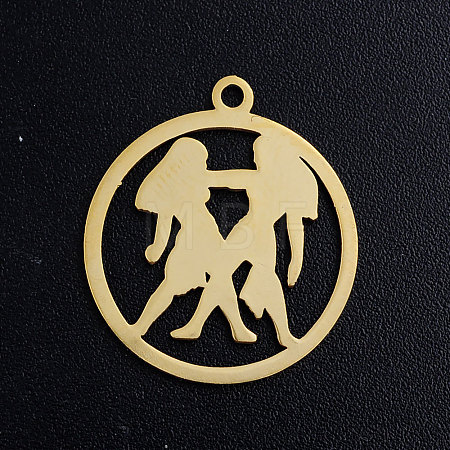 201 Stainless Steel Pendants STAS-S105-JN363-3-1