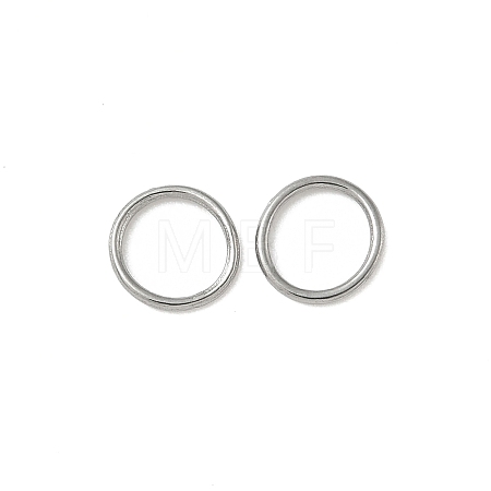 304 Stainless Steel Closed Jump Rings STAS-L300-001P-1