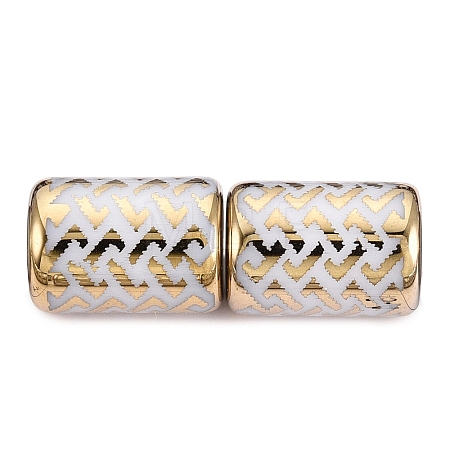 Electroplate Glass Beads EGLA-N026-02A-E02-1