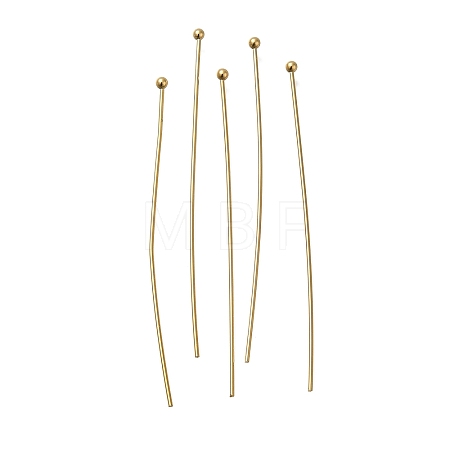 Brass Ball Head Pins KK-H502-03G-G-1