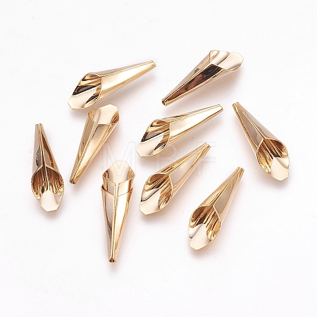Brass Bead Cones X-KK-Q735-232G-1