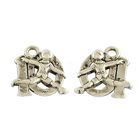 Tibetan Style Alloy Pendants LS-TIBEP-GC149-AS-NR-1