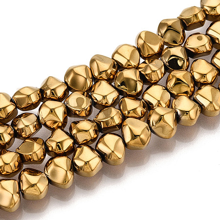 Electroplate Glass Beads Strands EGLA-N017-05A-B02-1